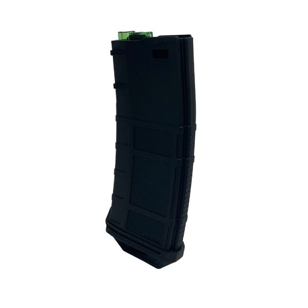 Amarok 250rnds Polymer Mid Cap Magazine (AEG) - Black/Green Top (M4/AR-15)