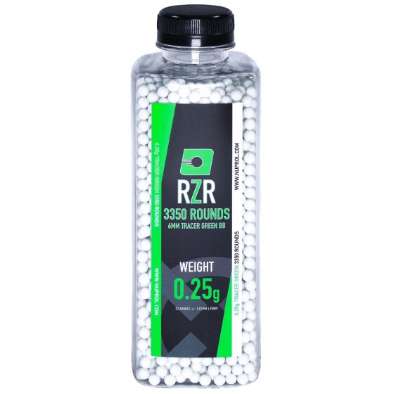 RZR Tracer Airsoft BBs (3350R) 0.25g - Green