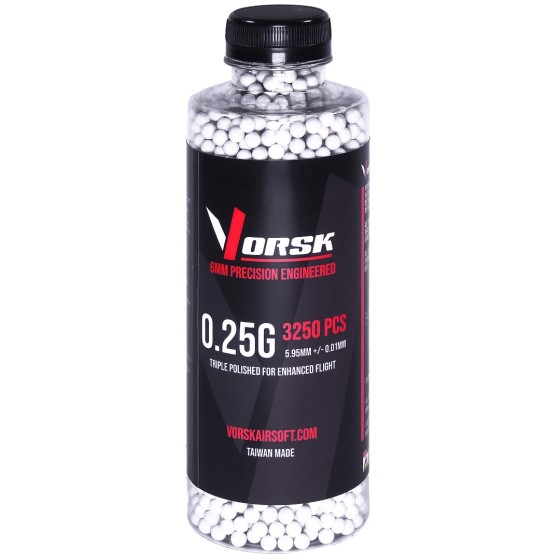 6mm Precision Airsoft BBs (3250R) 0.25g Standard