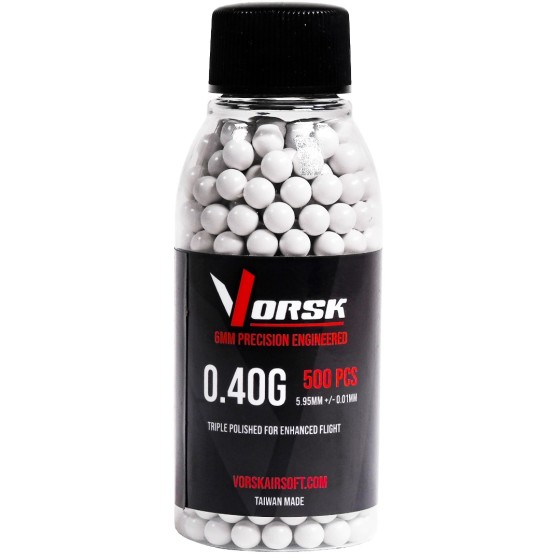 6mm Precision Airsoft BBs (500R) 0.40g