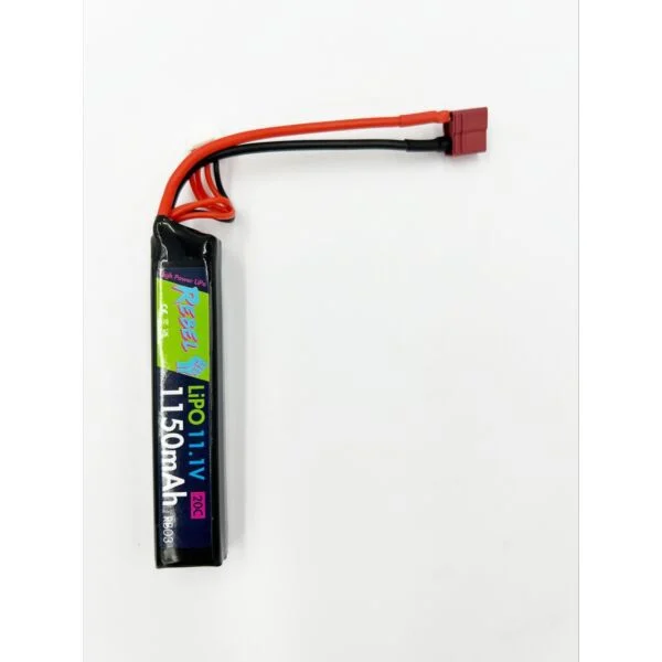 Rebel Battery - 1150mAh Lipo 11.1V 20C Stick - Deans