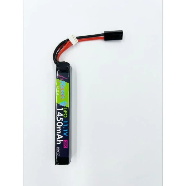 Rebel Battery - 1450mAh Lipo 11.1V 30C Stick - Mini Tamiya