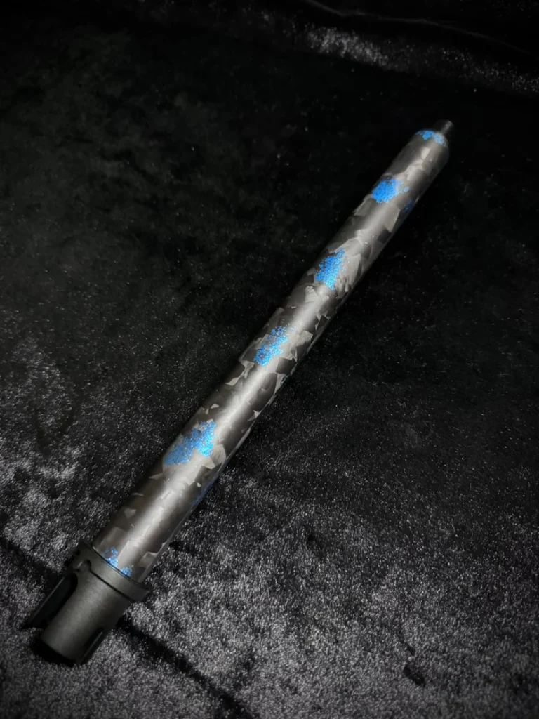 Wolverine MTW 10" Fleck Forged Carbon Outer Barrel BLUE