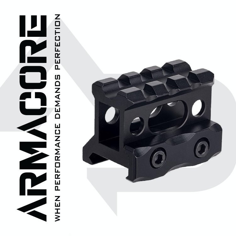 ARMACORE 3-Slot High Profile Riser Mount 20mm Black