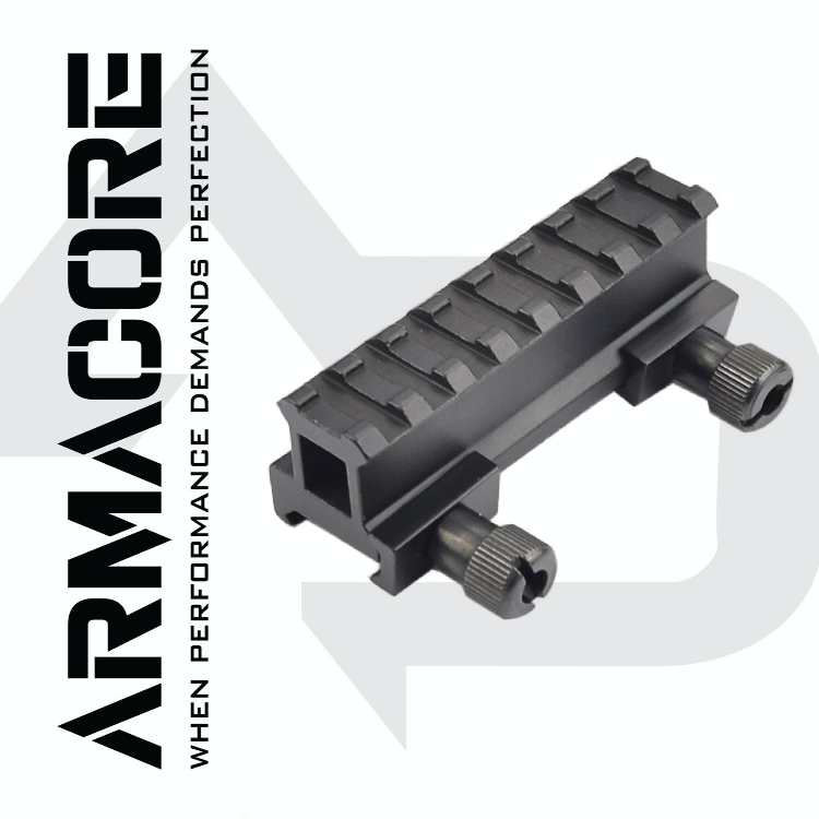 ARMACORE 8 Slot 20mm 1" Rail Riser 85mm