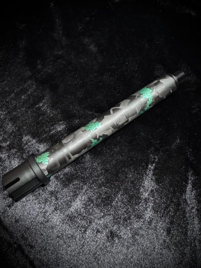 Wolverine MTW 7" Fleck Forged Carbon Outer Barrel GREEN