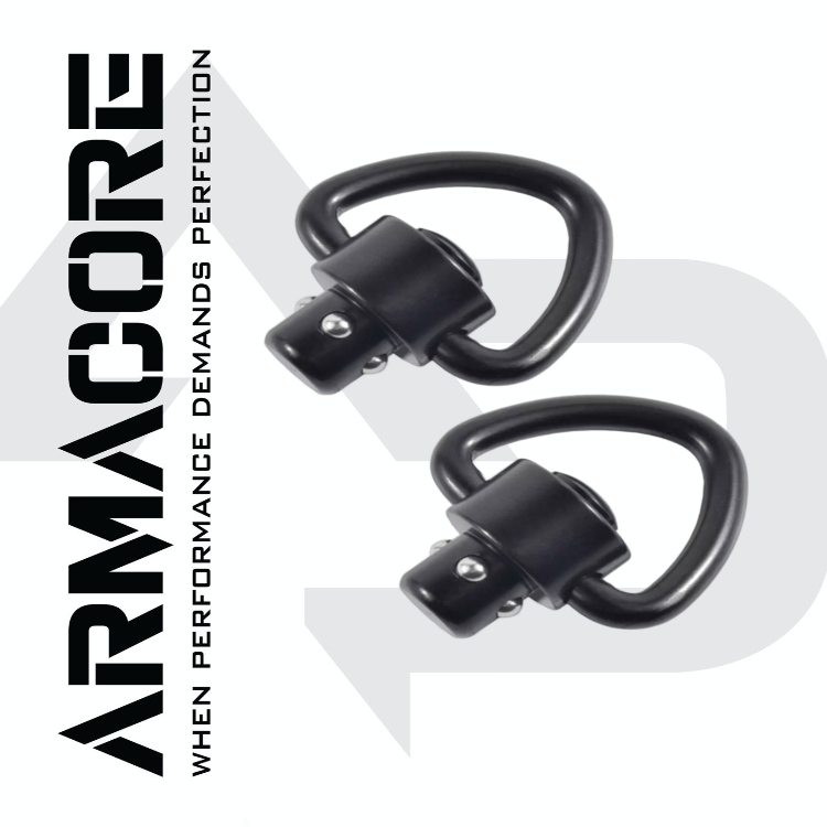 ARMACORE Quick Detach Push Button Rifle Tapered Sling Mount Two Pack
