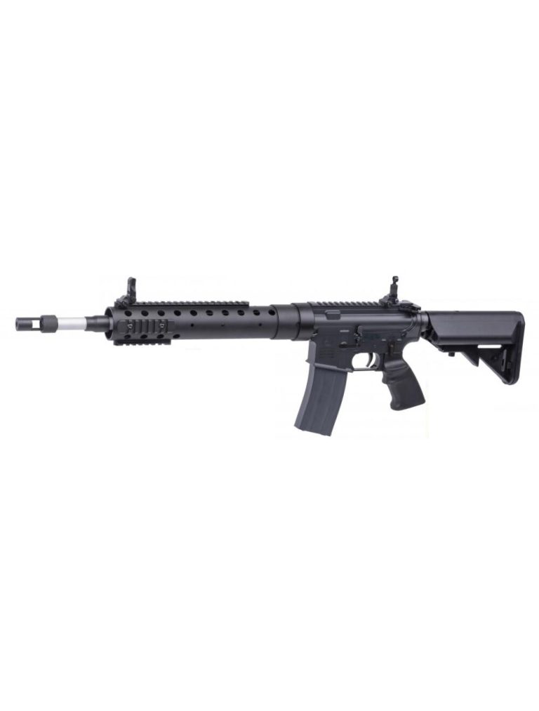 Colt x EMG MK12 MOD H Gas Blowback Rifle by Cyma CGS (MWS - Black - COLT.1008-13.5)